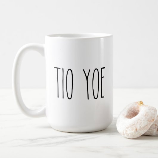 Custom RAE DUNN geïnspireerd TIO YOE Koffie Mok (Met donut)