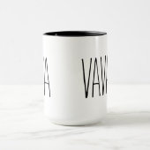 Custom RAE DUNN geïnspireerd VAVA Coffee Mok (Midden)