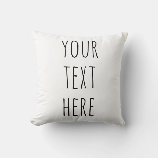 Custom Rae Dunn Text Pillow | Personalized Gifts  Kussen (Voorkant)