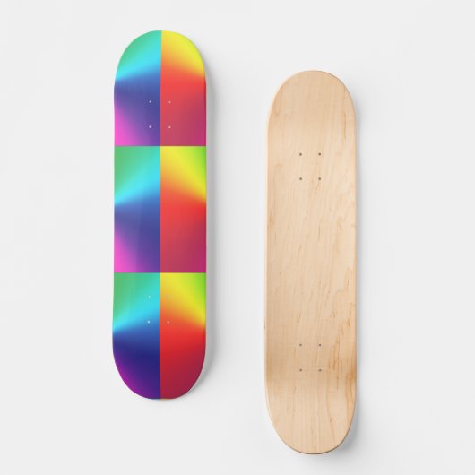 Custom Rainbow Skateboard - Ride in Style (Voorkant)