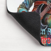 Custom Rainbow Warrior Girl Gitarist Art Geïnspire Muismat (Hoek)