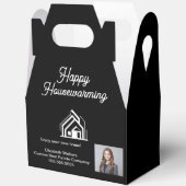 Custom Real Estate Agent Photo Housewarming Bedankdoosjes (Open)
