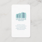 Custom Real Estate Business Card with QR Code Visitekaartje (Voorkant)