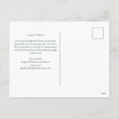 Custom Real Estate Company Merry Christmas Houses Feestdagenkaart (Achterkant)