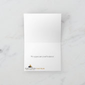 CUSTOM Real Estate Hartelijk dank voor uw zakelijk Bedankkaart (Binnen)