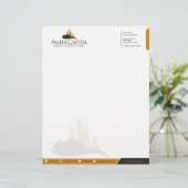 CUSTOM Real Estate Letterhead V1 Briefhoofd (Staand voorkant)