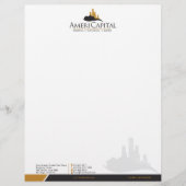 CUSTOM Real Estate Letterhead V2 Herzien Briefhoofd Ontwerp (Voorkant)