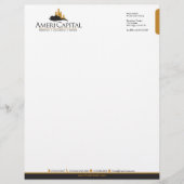 CUSTOM Real Estate Letterhead V5 Briefhoofd Ontwerp (Voorkant)