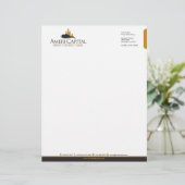 CUSTOM Real Estate Letterhead V5 Briefhoofd Ontwerp (Staand voorkant)
