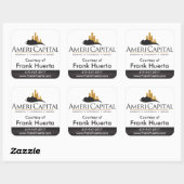 CUSTOM Real Estate Vierkante Sticker (Vel)