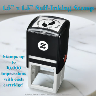 Custom Realtor Logo with DRE Return Rubber Zelfinktende Stempel