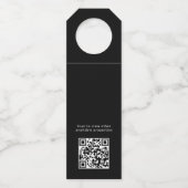 Custom Realtor Open Huis Fles Labels (Achterkant)