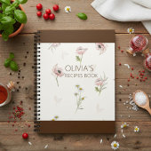 Custom recipe book, Personalized Recipe journal Notitieboek
