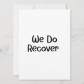 Custom Recovery Jubileum Kaart - Edgy Street Art (Achterkant)