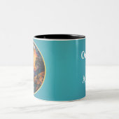 Custom Recovery Milestone Gift - De Stappen Tweekleurige Koffiemok (Center)