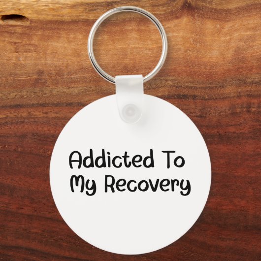 Custom Recovery Milestone Gift - Serenity Sleutelhanger (Achterkant)