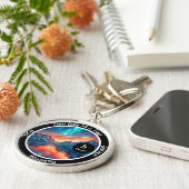 Custom Recovery Milestone Gift - Serenity Sleutelhanger (Zijkant)