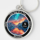 Custom Recovery Milestone Gift - Serenity Sleutelhanger (Voorkant)