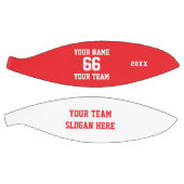 Custom Red Basketball with Name, Number, Team Basketbal (Panelen)