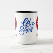 Custom Red Christmas Je bent de beste leraar Mok (Midden)