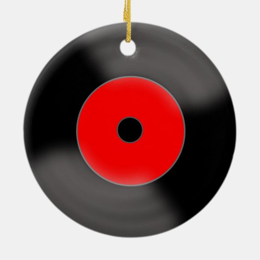 Custom Red Marriage Record Ornament  (Achterkant)