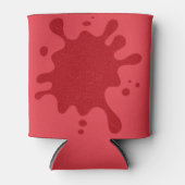 Custom Red Splash Can Cooler (Voorkant)