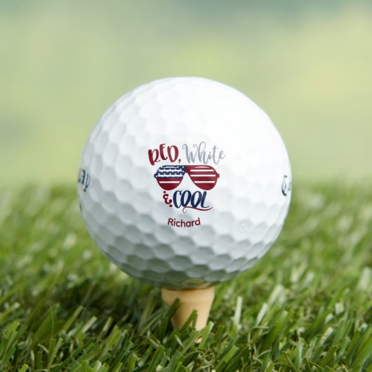 Custom Red White Cool Callaway Supersoft Golf Ball Golfballen (Insitu Shirt)
