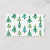 Custom Redeemable Ticket Gift Coupon Xmas Card  Informatiekaartje (Achterkant)