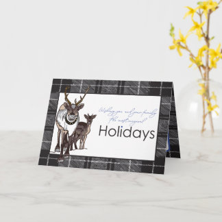 Custom Reindeer Deer Christmas Holiday Magical  Kaart