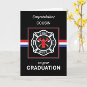 Custom Relatie Brandweer Academie Afstuderen Kaart (Gele Bloem)