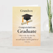 Custom Relationship Grandson Religious High School Kaart (Voorkant)