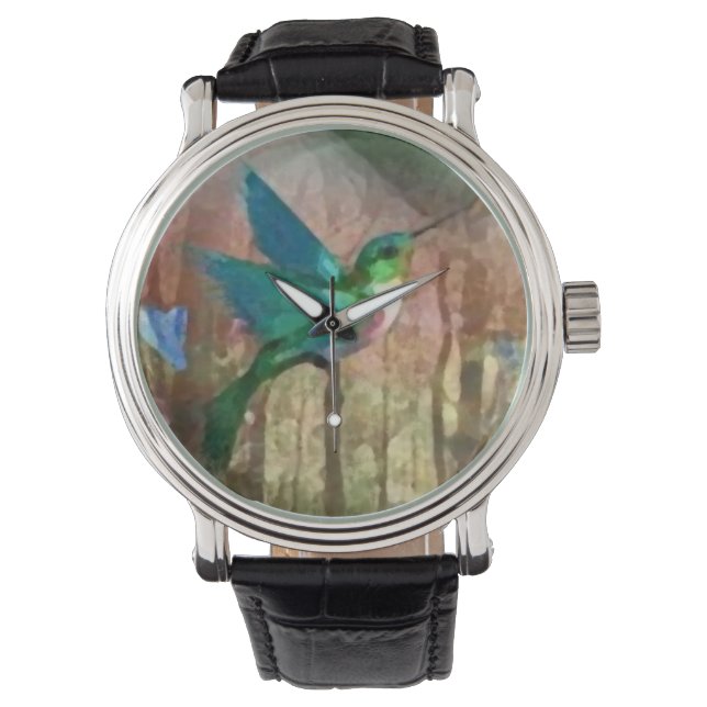 Custom reloj bird horloge (Voorkant)
