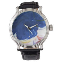 Custom reloj blue horloge