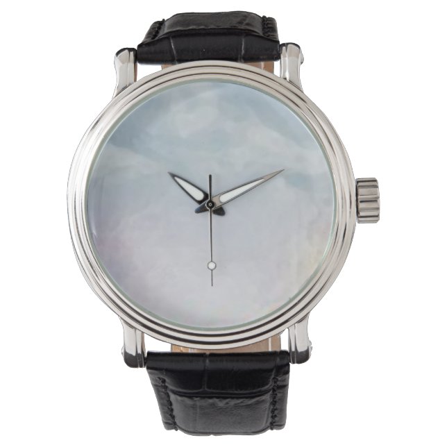 Custom reloj blue horloge (Voorkant)