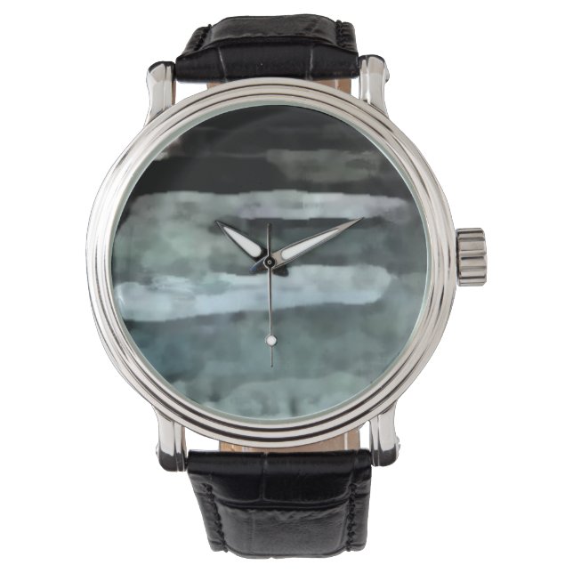 Custom reloj blue horloge (Voorkant)