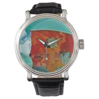 Custom reloj blue horloge