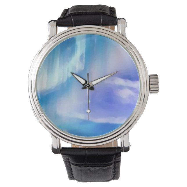 Custom reloj fantasy _blue horloge (Voorkant)