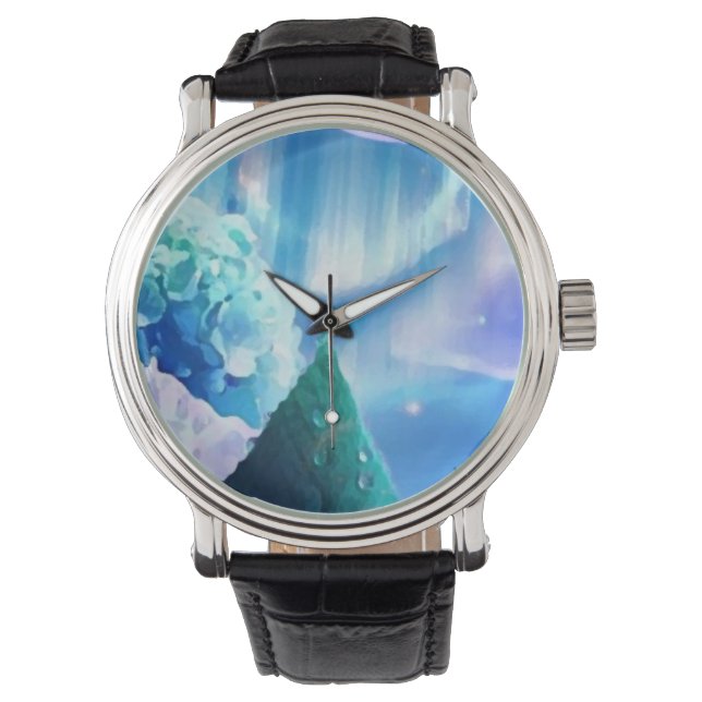 Custom reloj fantasy _blue horloge (Voorkant)