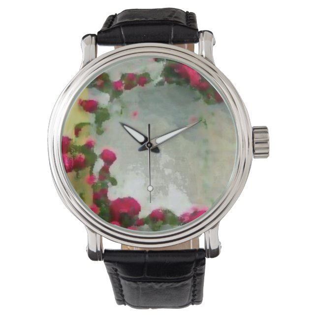 Custom reloj flower horloge (Voorkant)