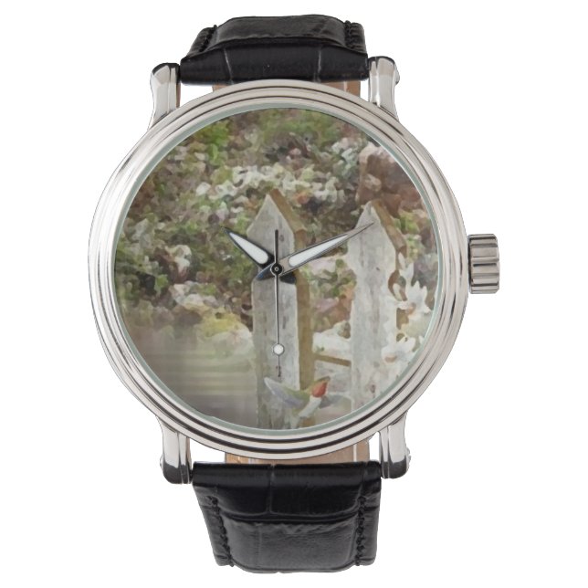 Custom reloj green horloge (Voorkant)