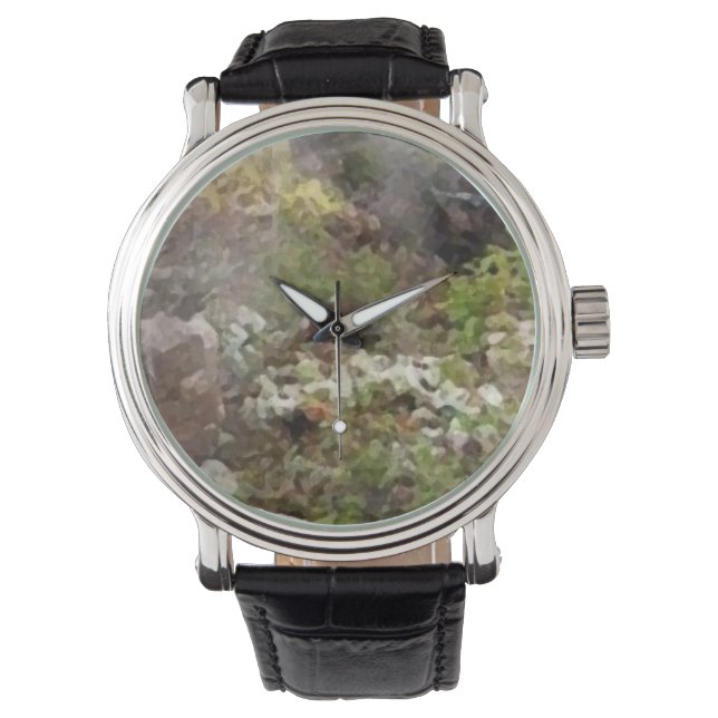 Custom reloj green horloge (Voorkant)