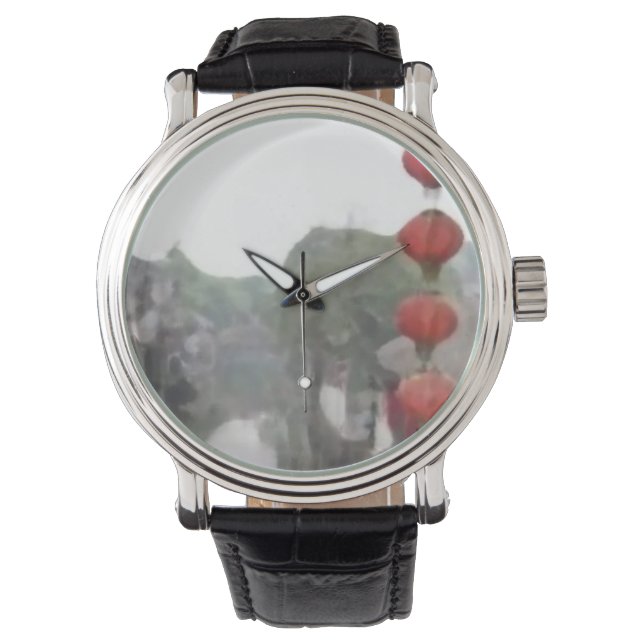 Custom reloj grey horloge (Voorkant)