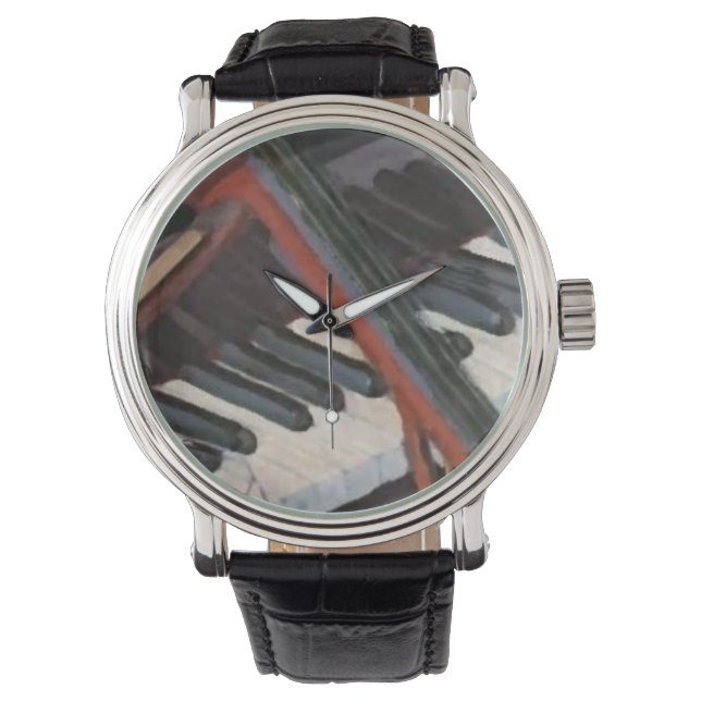 Custom reloj pian horloge (Voorkant)