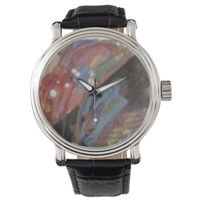 Custom reloj pink horloge (Voorkant)