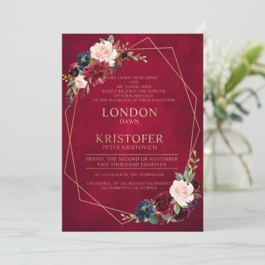 Custom Request Ms. London Dawn Kaart (Staand voorkant)