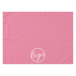 Custom Restaurant Trade Show Business Logo roze Tafelkleed