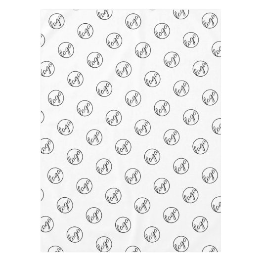 Custom Restaurant Trade Show Business Logo Tafelkleed (Voorkant)