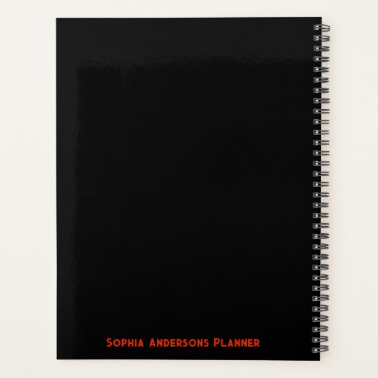 Custom Retro 2025 Planner (Achterkant)
