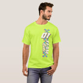 Custom Retro 90s Race Team Number Shirt (Voorkant volledig)