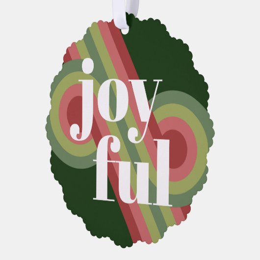 Custom Retro Abstract Waves Art Patroon Ornament Kaart (Links)